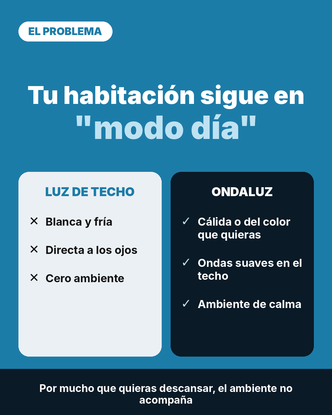 Tu habitación sigue en modo día